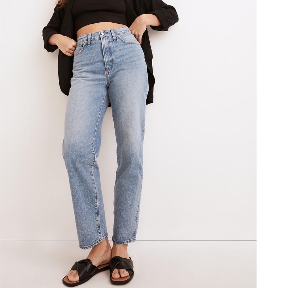The Perfect Vintage Straight Jean in Seyland Wash